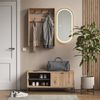 Garderobe Eliza Viking Oak 100 x 45 cm Set, 3 Teile Vicco Bild 3