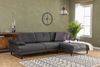Ecksofa, 'Mustang', 83 x 174 x 314, Anthrazit Bild 2