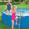 Bestway 'Flowclear' Poolleiter, 2 Stufen, für Pools bis 84 cm Höhe, Metall/Kunststoff Grau Bild 5