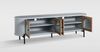 Livin Hill 'Stilig' TV-Schrank, MDF grau, 60 x 40 x 200 cm Bild 3