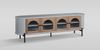 Livin Hill 'Stilig' TV-Schrank, MDF grau, 60 x 40 x 200 cm Bild 2