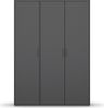 rauch Kleiderschrank; Drehtürenschrank VOYAGER, 3-türig, Graumetallic, 140x194x53xcm Bild 2