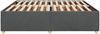 vidaXL Bettgestell ohne Matratze Dunkelgrau 200x200 cm Stoff 3284758 Bild 5