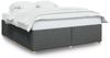 vidaXL Bettgestell ohne Matratze Dunkelgrau 200x200 cm Stoff 3284758 Bild 2