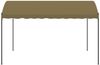 vidaXL Pavillon 4x3x2,6 m Taupe 180 g/m² 312217 Bild 4