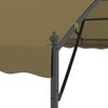 vidaXL Pavillon 4x3x2,6 m Taupe 180 g/m² 312217 Bild 5