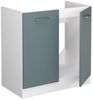Spülenunterschrank R-Line Blau-Grau 80 cm ohne Arbeitsplatte Vicco Bild 3