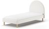 Polsterbett Karlotta 97x212x107 Einzelbett Holzwerkstoff Weiß Bild 3