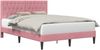 vidaXL Bettrahmen mit Kopfteil Rosa 120 x 200 cm Samt 42027658 Bild 2