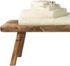 Schiesser Handtuch Skyline, 4er Set, mit Webbordüre, 100% Baumwolle Creme Bild 3