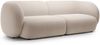 Micadoni Sofa Kate 4-Sitzer Samt Beige Bild 2