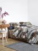 Irisette Feinbiber Bettwäsche Koala 135x200 Karo kupfer grau ocker 8534-50 Bild 5