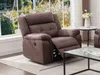 Vente-unique - ORTIANO Sessel StoffStoff Braun - B 97 cm x H 102 cm x L 103 cm Bild 2