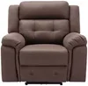 Vente-unique - ORTIANO Sessel StoffStoff Braun - B 97 cm x H 102 cm x L 103 cm Bild 3