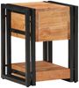 vidaXL Nachttisch Braun 30 x 30 x 40 cm Massivholz Akazie 4016710 Bild 5
