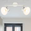 RGB LED Wand- Deckenlampe, weiß, beweglich, App-Steuerung, L 35 cm Bild 2