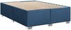 vidaXL Boxspringbett mit Matratze Blau 140x190 cm Stoff 3290496 Bild 5