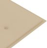 vidaXL Gartenbank-Auflage Beige 180x50x3 cm Oxford-Gewebe 47628 Bild 4