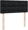 vidaXL Boxspringbett mit Matratze Schwarz 120x200 cm Samt 3287724 Bild 5