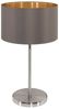 Eglo 31631 Tischlampe MASERLO Textil cappuccino, gold E27 1X60W H:42cm Ø23cm mit Kabelschalter Bild 4