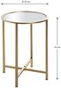 Beistelltisch rund Lagos 1 gold Bild 2