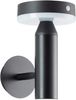 Brilliant LED Außen-Wandleuchte Magua LED Außenlampe mit Solar, 20 cm, 350 lm, 4000 K, Metall, schwarz Bild 2