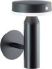 Brilliant LED Außen-Wandleuchte Magua LED Außenlampe mit Solar, 20 cm, 350 lm, 4000 K, Metall, schwarz Bild 3