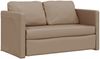 vidaXL Bodensofa mit Schlaffunktion Cappuccino-Braun Kunstleder 353976 Bild 4