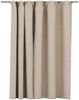 vidaXL Verdunkelungsvorhang mit Haken Leinenoptik Beige 290x245 cm 321215 Bild 2