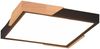Trio LED Deckenleuchte Meta 32 x 31,5 cm warmweiß naturholz dimmbar Bild 2