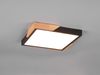 Trio LED Deckenleuchte Meta 32 x 31,5 cm warmweiß naturholz dimmbar Bild 3