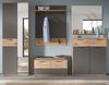 Garderobe Set 5-tlg. Tomaso in Eiche und grau 280 cm Bild 2
