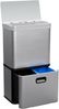 Klarstein Touchless Sensor-Mülleimer - 56L Küchen-Abfalleimer mit Bewegungssensor, 3-in-1-Mülleimer, Trennsystem, Soft-Close, Edelstahl, hygienisch Bild 5