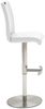 Barhocker >Amiens I< in Weiß aus Edelstahl - 42x91x51cm (BxHxT) Bild 2