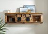 Wandregal Mango 130x25x35 natur lackiert RAILWAY #165 Bild 4