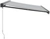 vidaXL Markise Einziehbar Anthrazit und Weiß 3x2,5 m Stoff & Aluminium 3216128 Bild 4