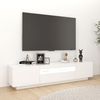 vidaXL TV-Schrank mit LED-Leuchten Weiß 180x35x40 cm 3081897 Bild 5