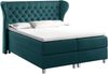 99rooms Turin Boxspringbett Strukturstoff 120x200 cm Türkis Bild 2