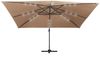 Sonnenschirm, Ampelschirm, Gartenschirm mit LED-Beleuchtung Alu-Mast 400x300 cm Taupe Bild 4