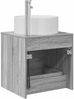 vidaXL Wandmontierte Waschtisch Grau Sonoma 49,5 x 44,5 x 65,5 cm 890323 Bild 5