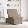 vidaXL Schlafsofa Ausziehbar Taupe 194 x 67 x 82 cm Mikrofaser 42008607 Bild 3