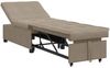 vidaXL Schlafsofa Ausziehbar Taupe 194 x 67 x 82 cm Mikrofaser 42008607 Bild 2
