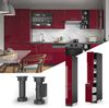 Apothekerschrank Fame-Line Bordeaux Hochglanz 30 cm Vicco Bild 2