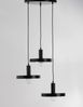 Nova Luce 9417051 GARNI Pendelleuchte 3-flammig Schwarz Gold E27 Bild 3