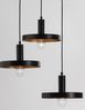 Nova Luce 9417051 GARNI Pendelleuchte 3-flammig Schwarz Gold E27 Bild 2