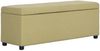 vidaXL Bank mit Staufach 116 cm Grün Polyester 281322 Bild 4