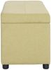 vidaXL Bank mit Staufach 116 cm Grün Polyester 281322 Bild 3