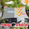 Premium Sonnensegel 3x4m Rechteckig Wasserdicht UV-Schutz Segeltuch Garten Bild 5
