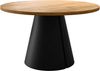 Esszimmertisch Cezrin 120 (Farbe: Schwarz / Eiche Craft Gold) Bild 3