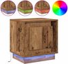 vidaXL Nachttisch Altholz 44 x 34,5 x 45 cm Holzwerkstoff 869574 Bild 2
